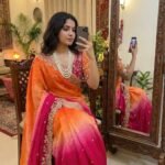 3D SHADED SAREE - RANI